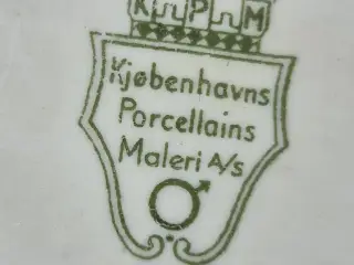 Københavns Porcelæn Maleri - fad - fløde / sukker