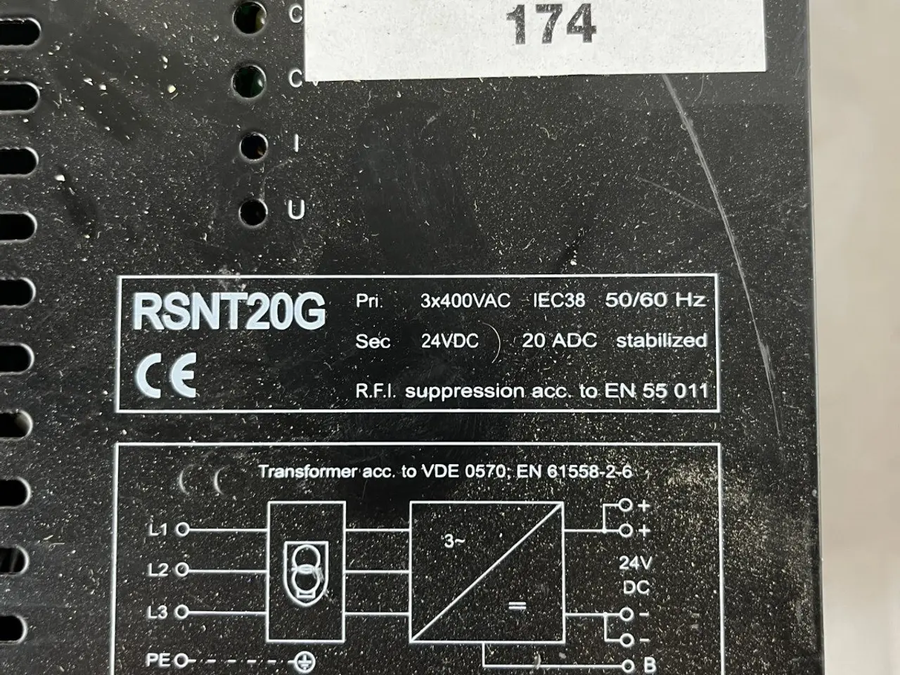 Billede 3 - Michael Riedel RSNT20G 24VDC 20A Stabilized