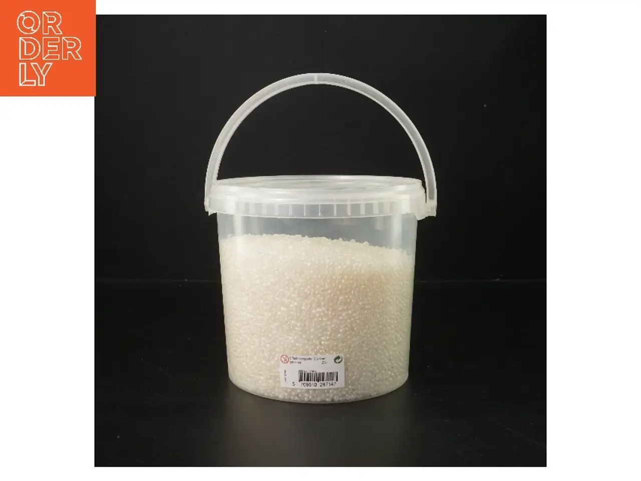 Billede 2 - Spand med glaspartikler fra Sandfactory (str. 2,5L, 2,5-4 mm)