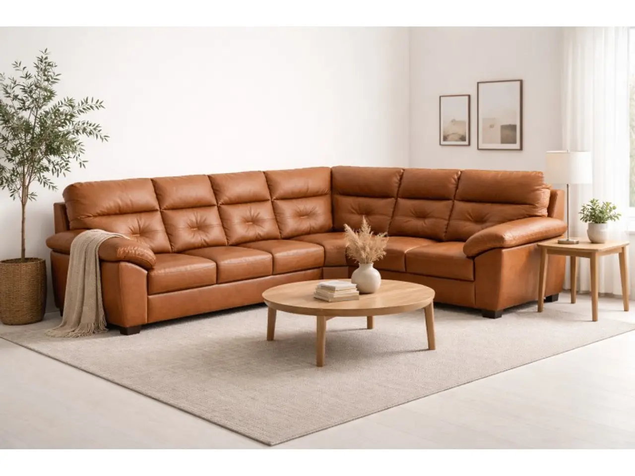 Billede 4 - Hjort Knudsen Dalby læder XL hjørnesofa