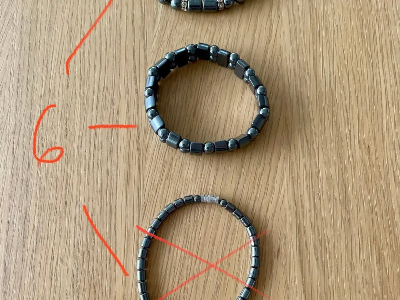 Billede 6 - Halskæder og armbånd af blodsten