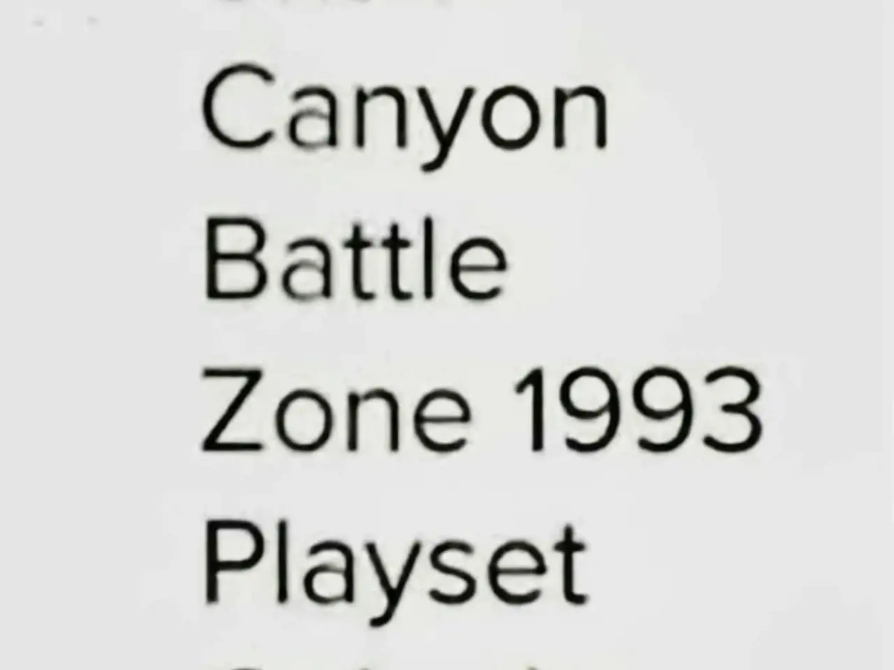 Billede 5 - Skull Canyon Battle Zone 1993 Playset Galoob