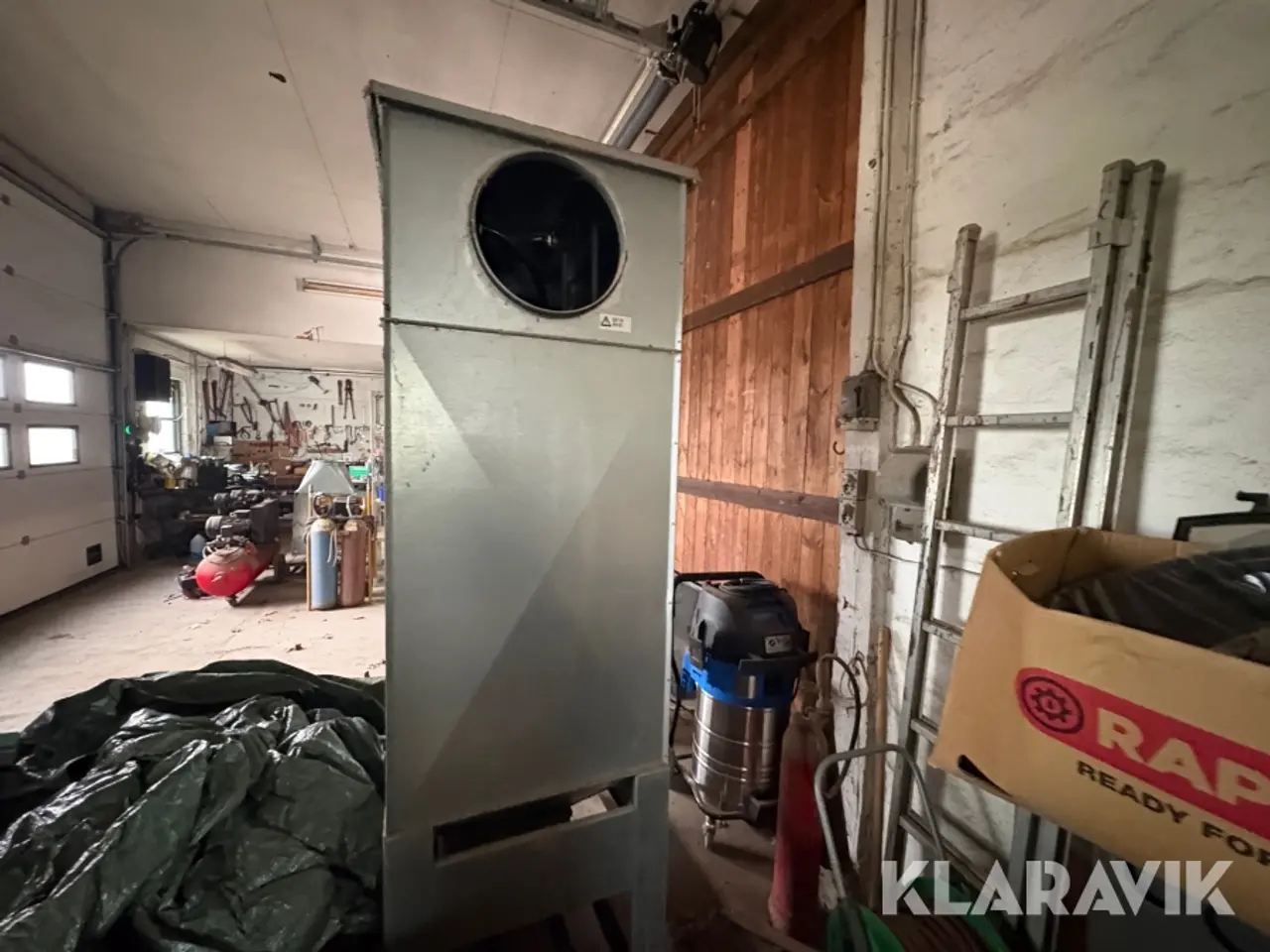Billede 7 - Udsugningsanlæg med ventilator og vægudsugning Geovent