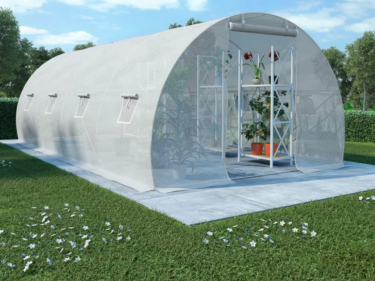 Billede 1 - Drivhus 18 m² 600x300x200 cm
