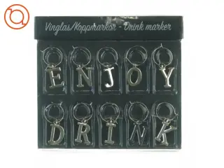 Vinglas kop markører fra Ann Design (str. 20 x 17 cm)