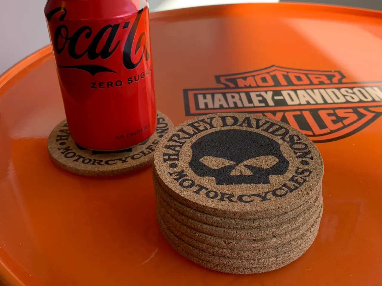 Billede 3 - Drinks coasters Harley-Davidson