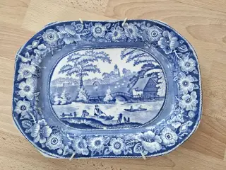 Antikt engelsk fad fra 1800 tallet