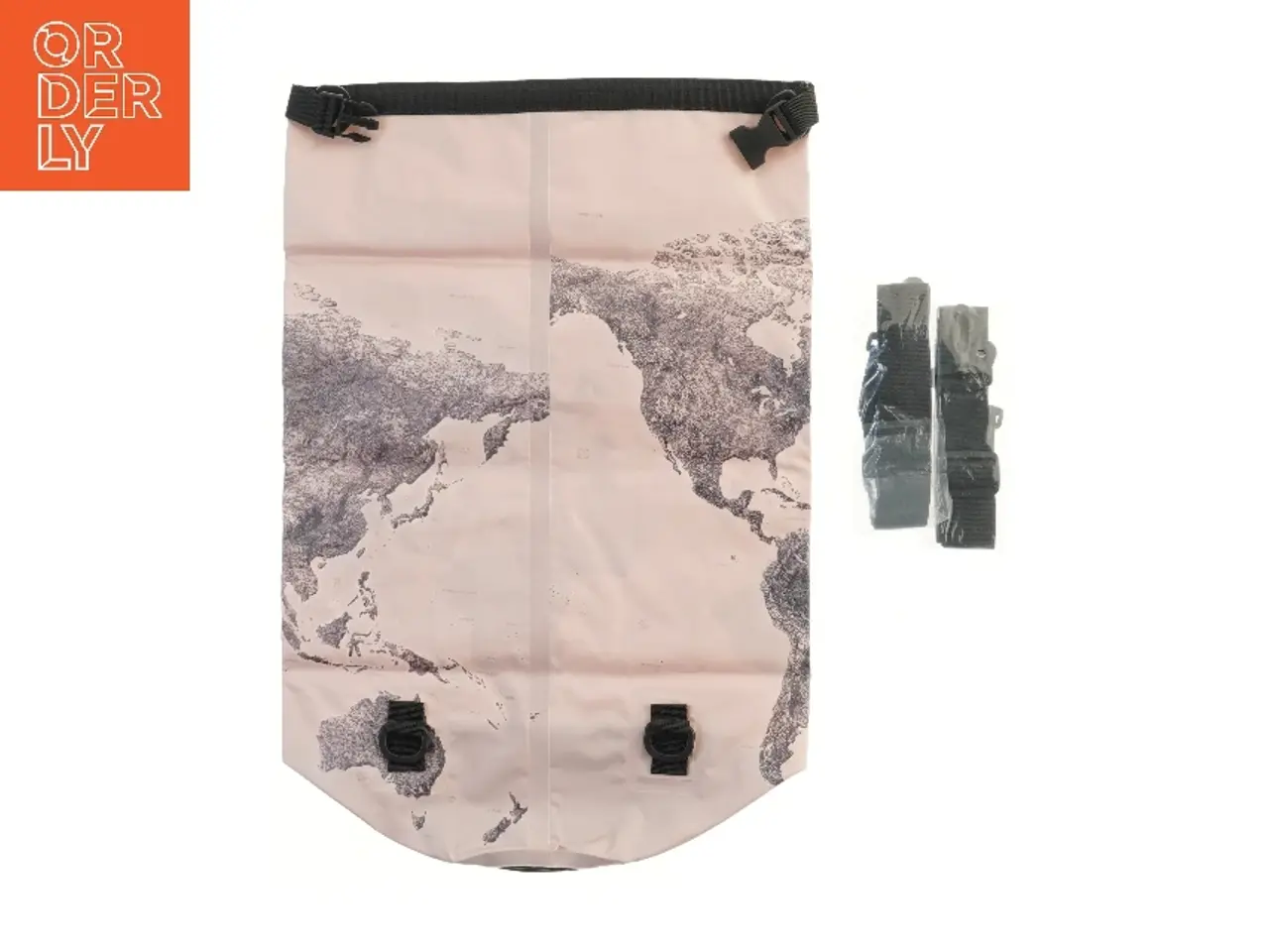 Billede 2 - Vandtæt rygsæk med verdenskort design fra Awesome Maps (str. 60x40 cm)