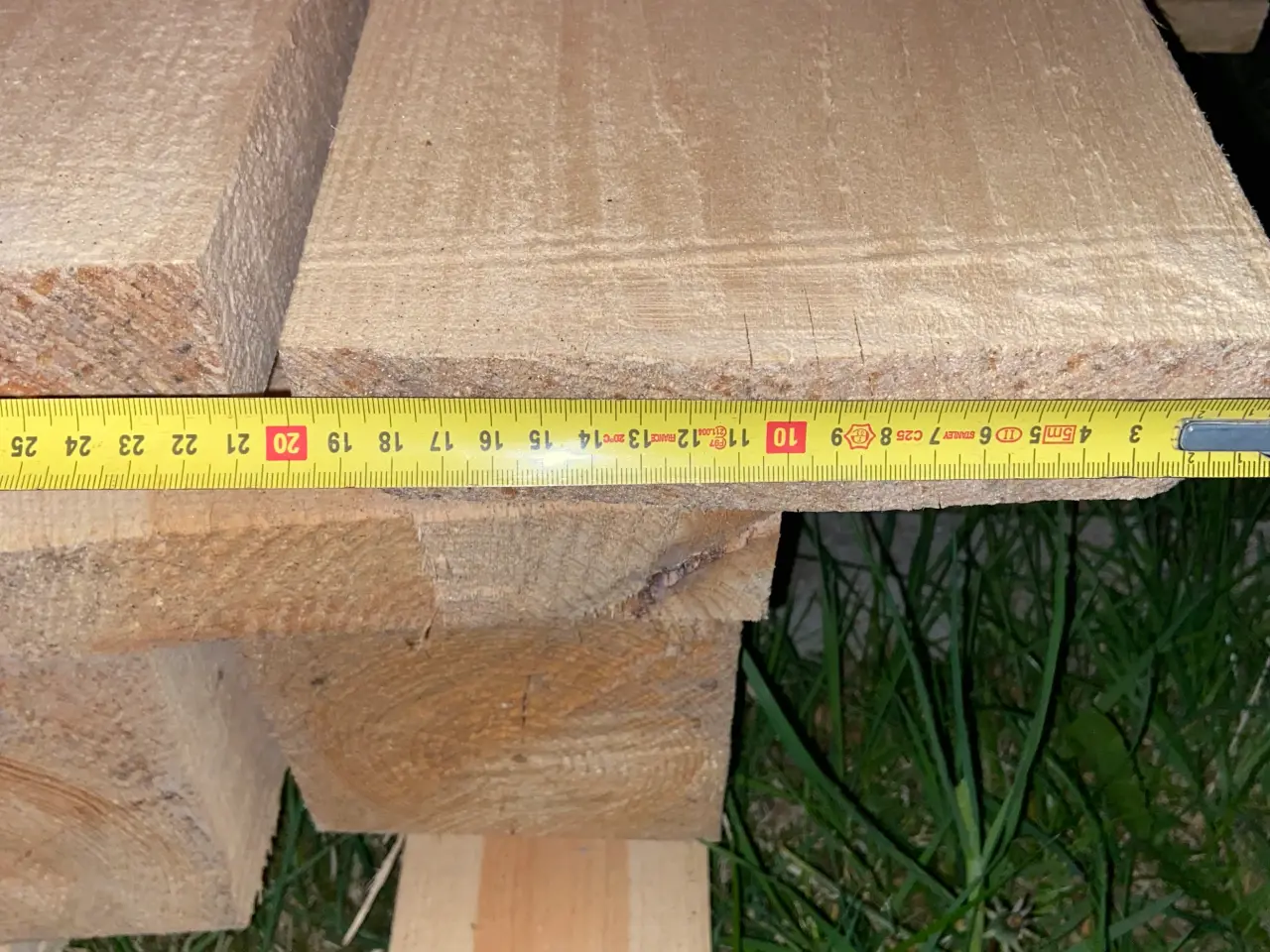 Billede 3 - Tømmer 5 x 20 cm længde 3,6 mtr./ 12 stk