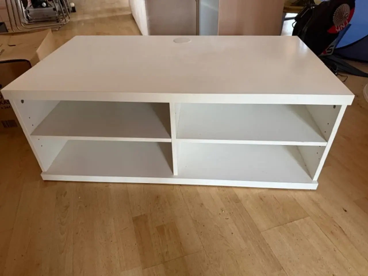 Billede 1 - Hvid TV / Stereobænk