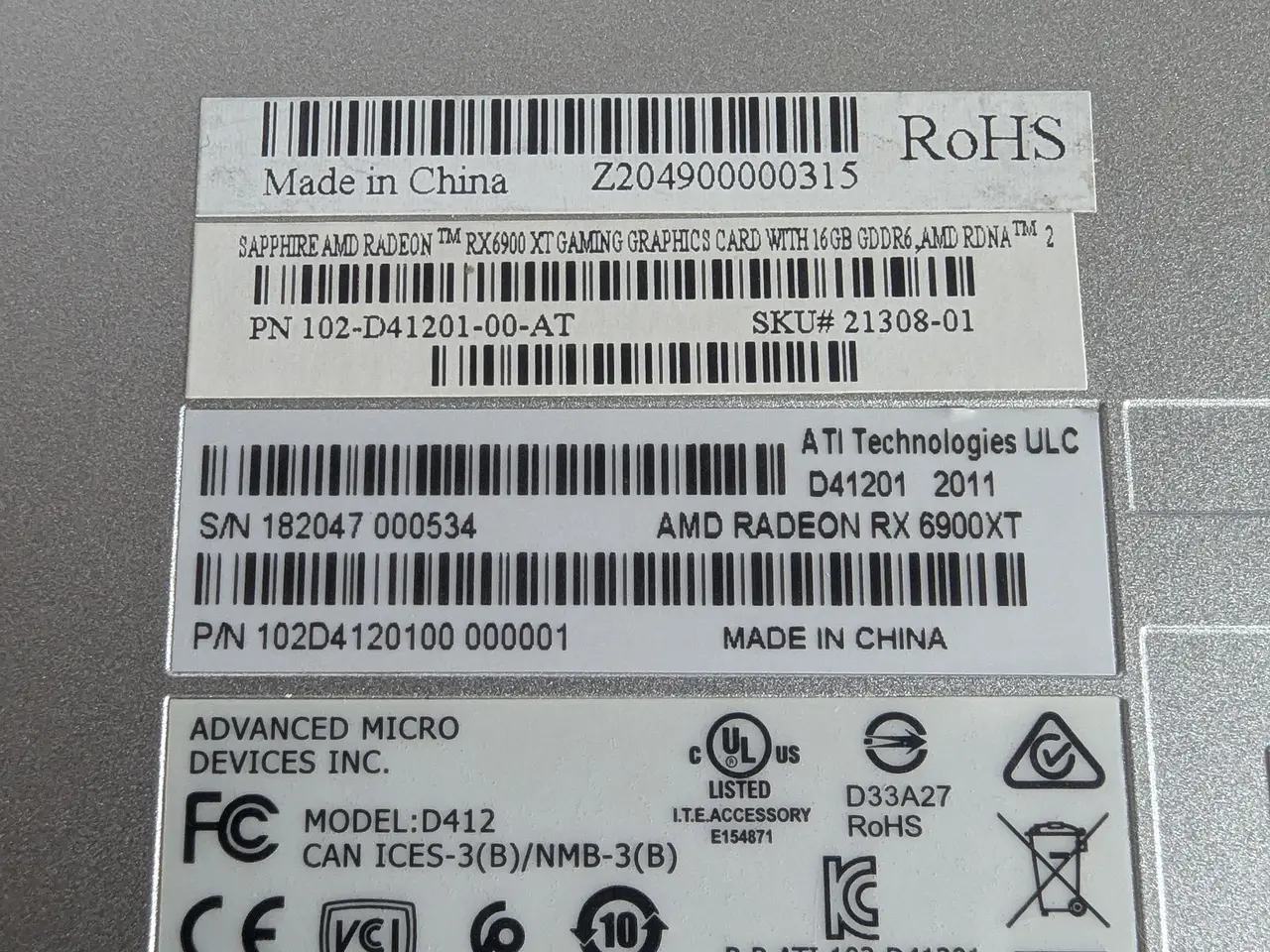 Billede 1 - AMD 6900-XT FE
