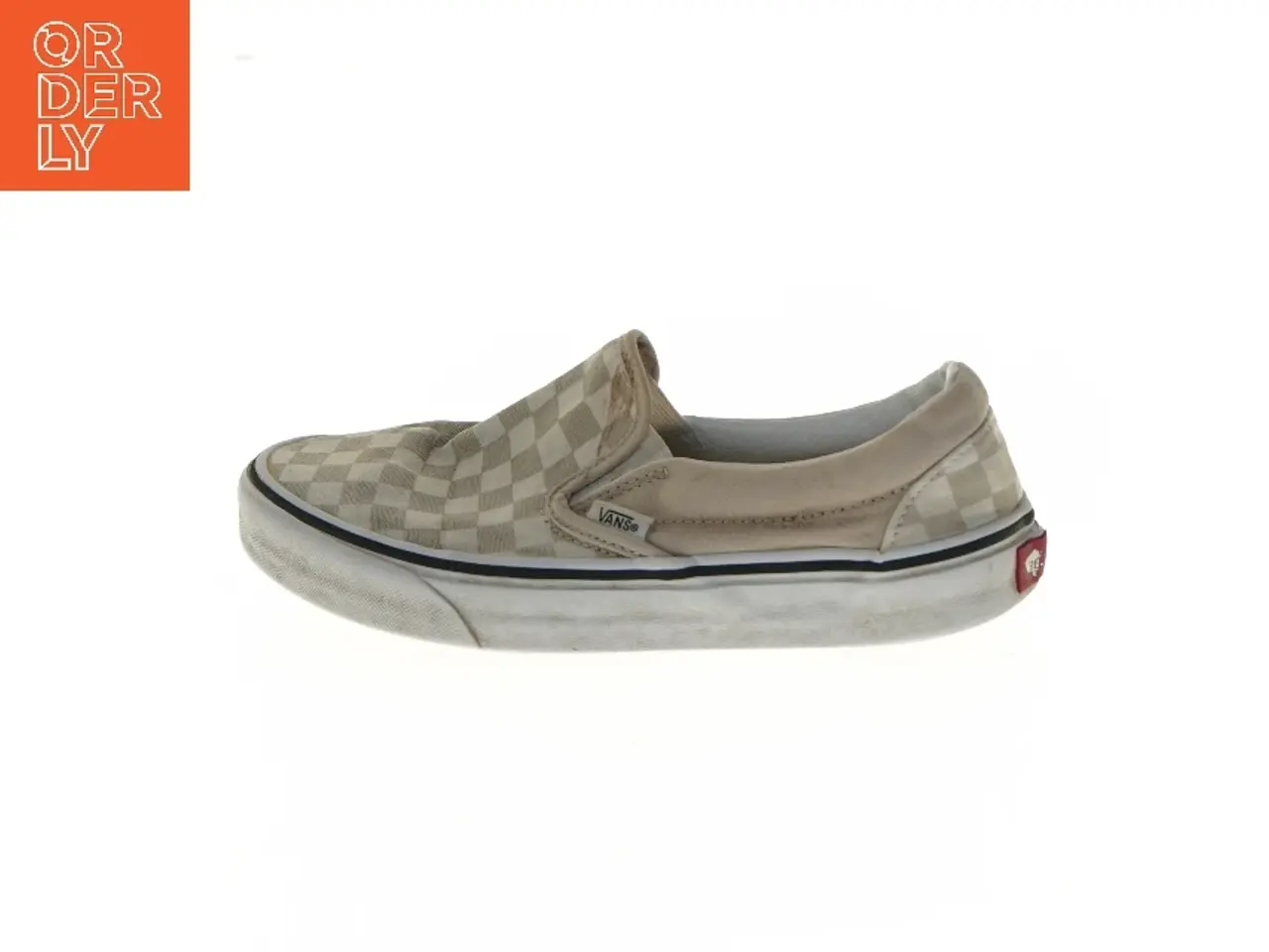 Billede 1 - Vans slip-on sko med ternet mønster fra Vans (str. 38,5 )