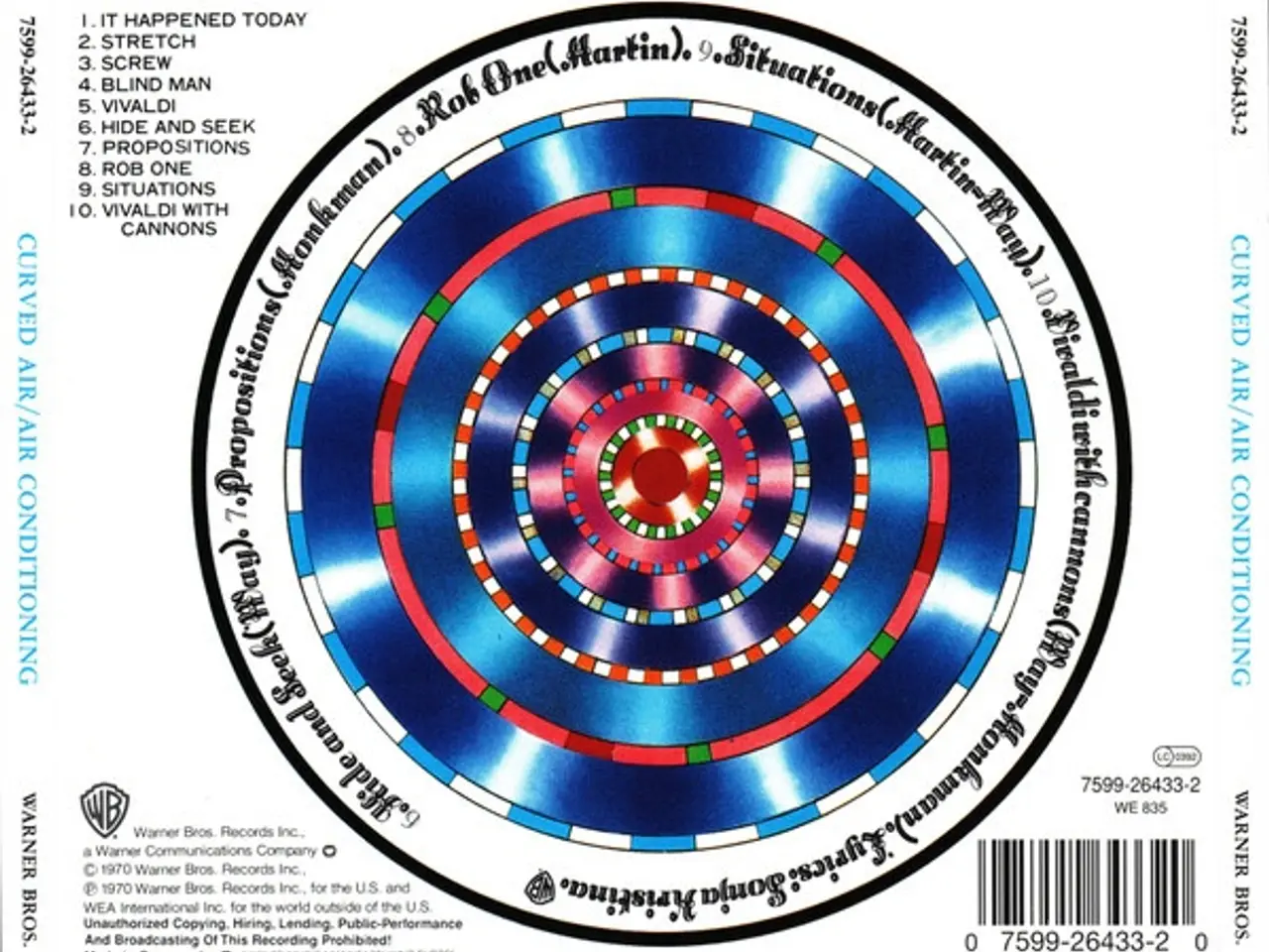 Billede 2 - Curved Air – Airconditioning – CD