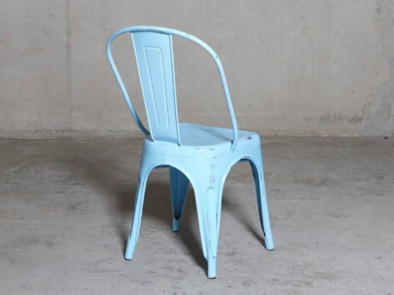 Billede 2 - 4 stk. Nye Jernstole i light blue