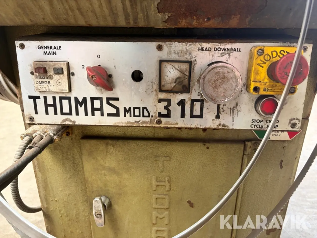 Billede 9 - Båndsav THOMAS 310 A - halvautomatisk