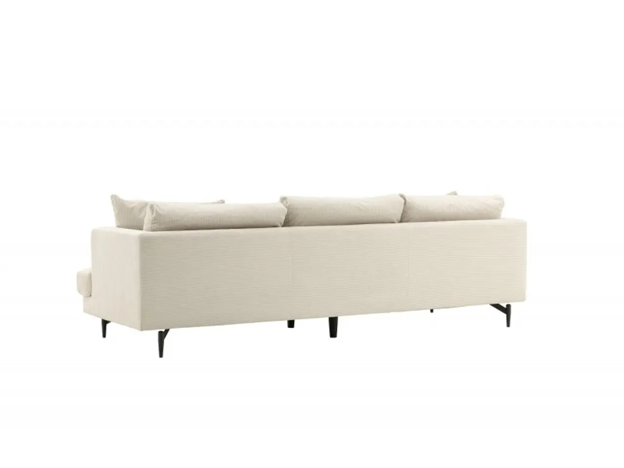 Billede 9 - Sofia 3 personers Sofa  - Beige Fløjl