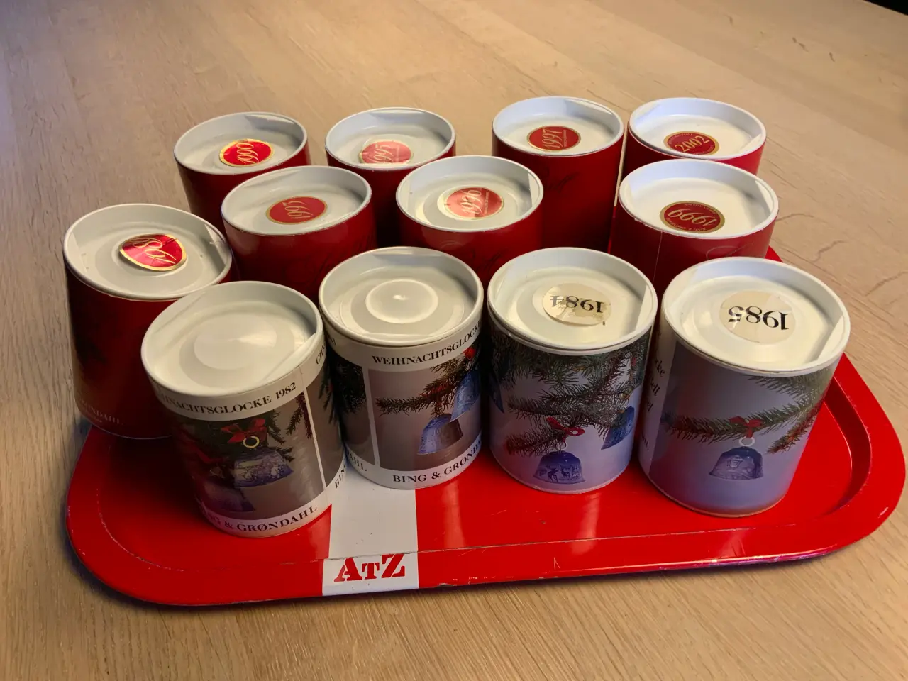 Billede 1 - 5 stk. Juleklokker diverse årstal  