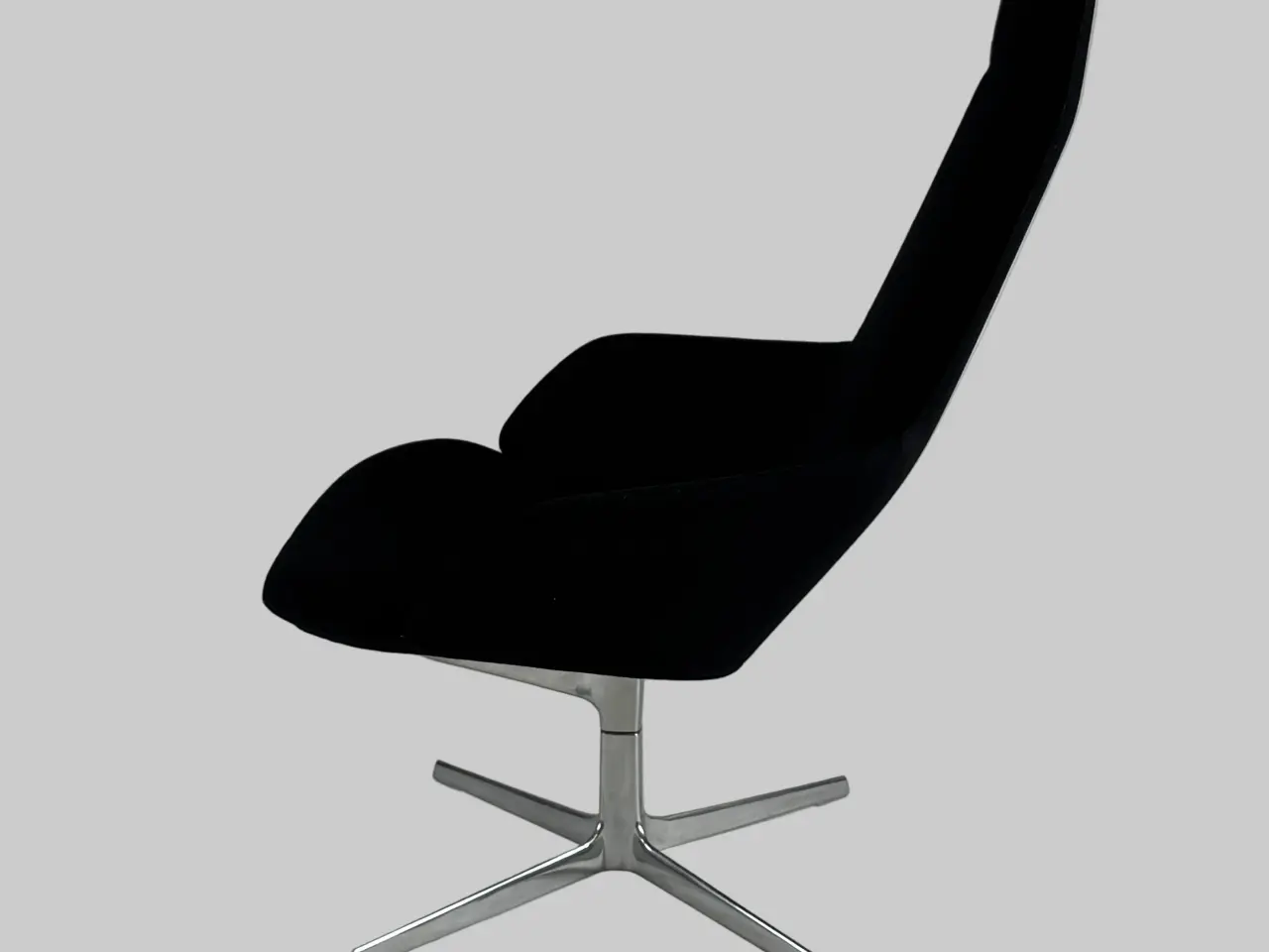 Billede 4 - Arper Aston Loungestol – Sort/Krom Stel
