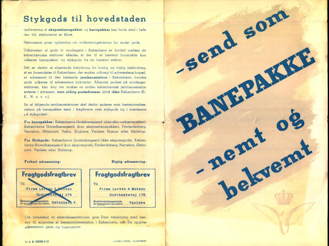 Billede 1 - Banepakke - nemt og bekvemt - D.S.B.