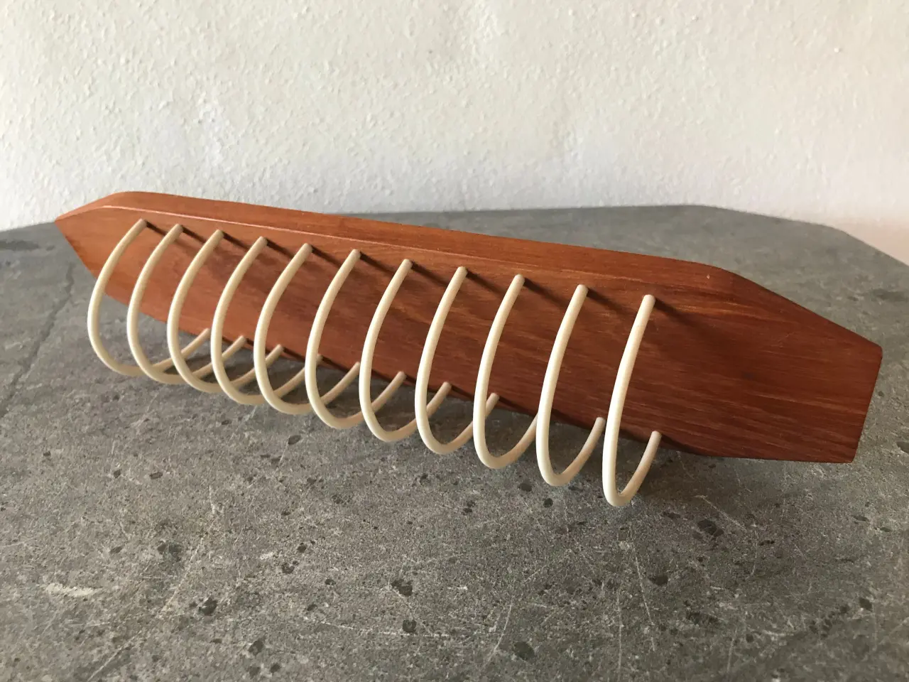 Billede 6 - Retro servietholder i teaktræ