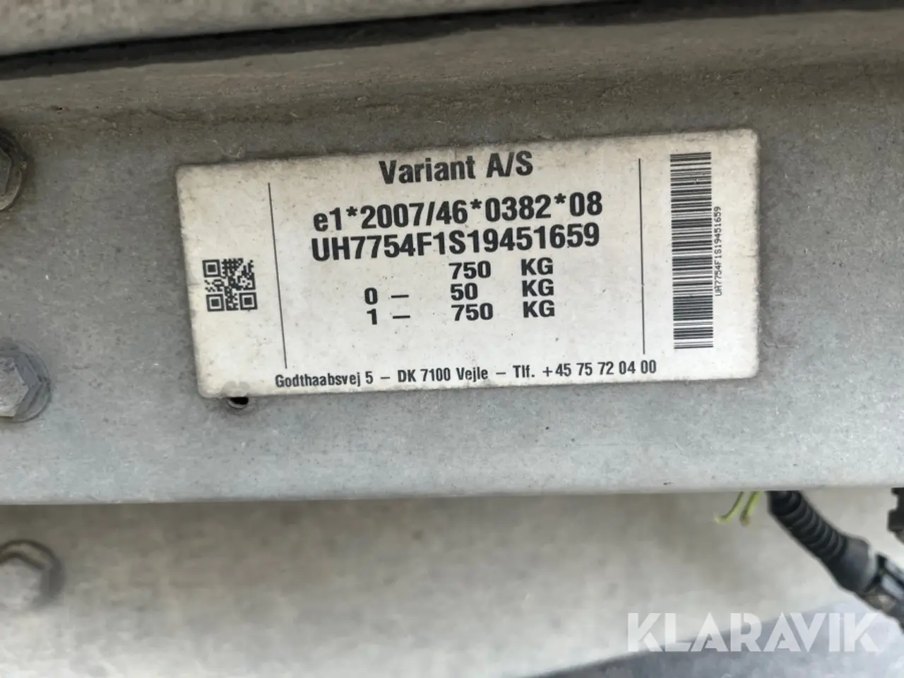 Billede 12 - Trailer Variant 754F1S med tip funktion