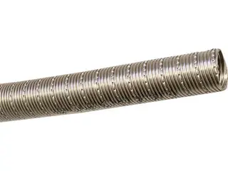 Udstødningsrør rustfri 70/150cm Ø22/24