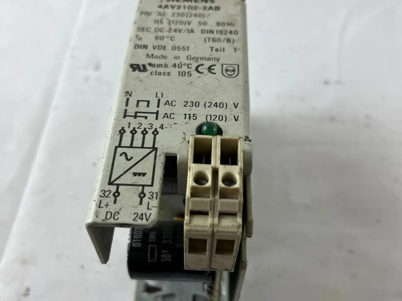 Billede 4 - Siemens 4AV2102-2AB strømforsyning 24V DC 1A AC
