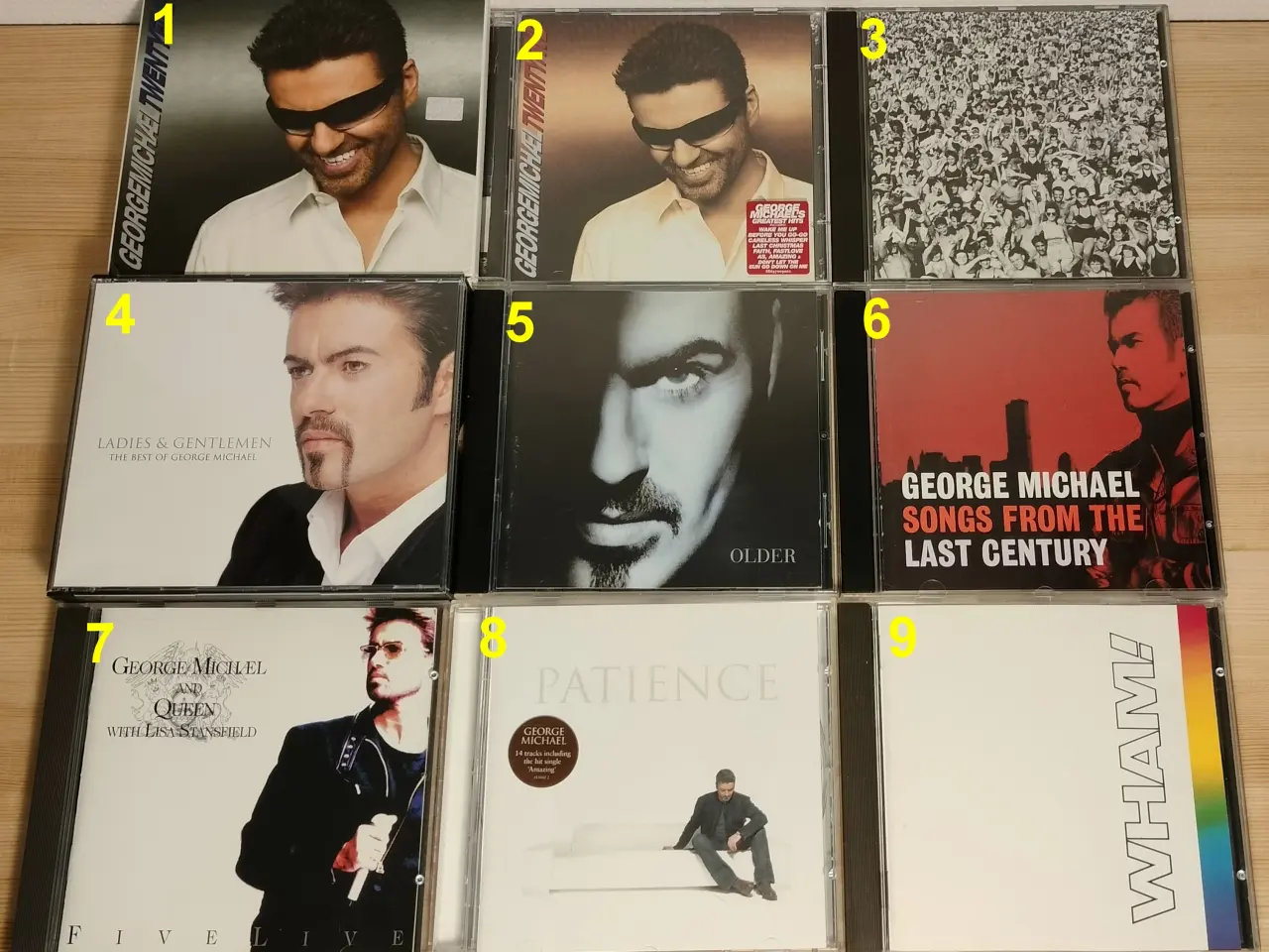 Billede 1 - George Michael / Wham! : 9 Titler