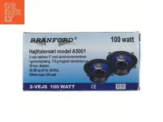 Branford højttalersæt model A5001 fra Branford (str. 2 stk 16 cm)