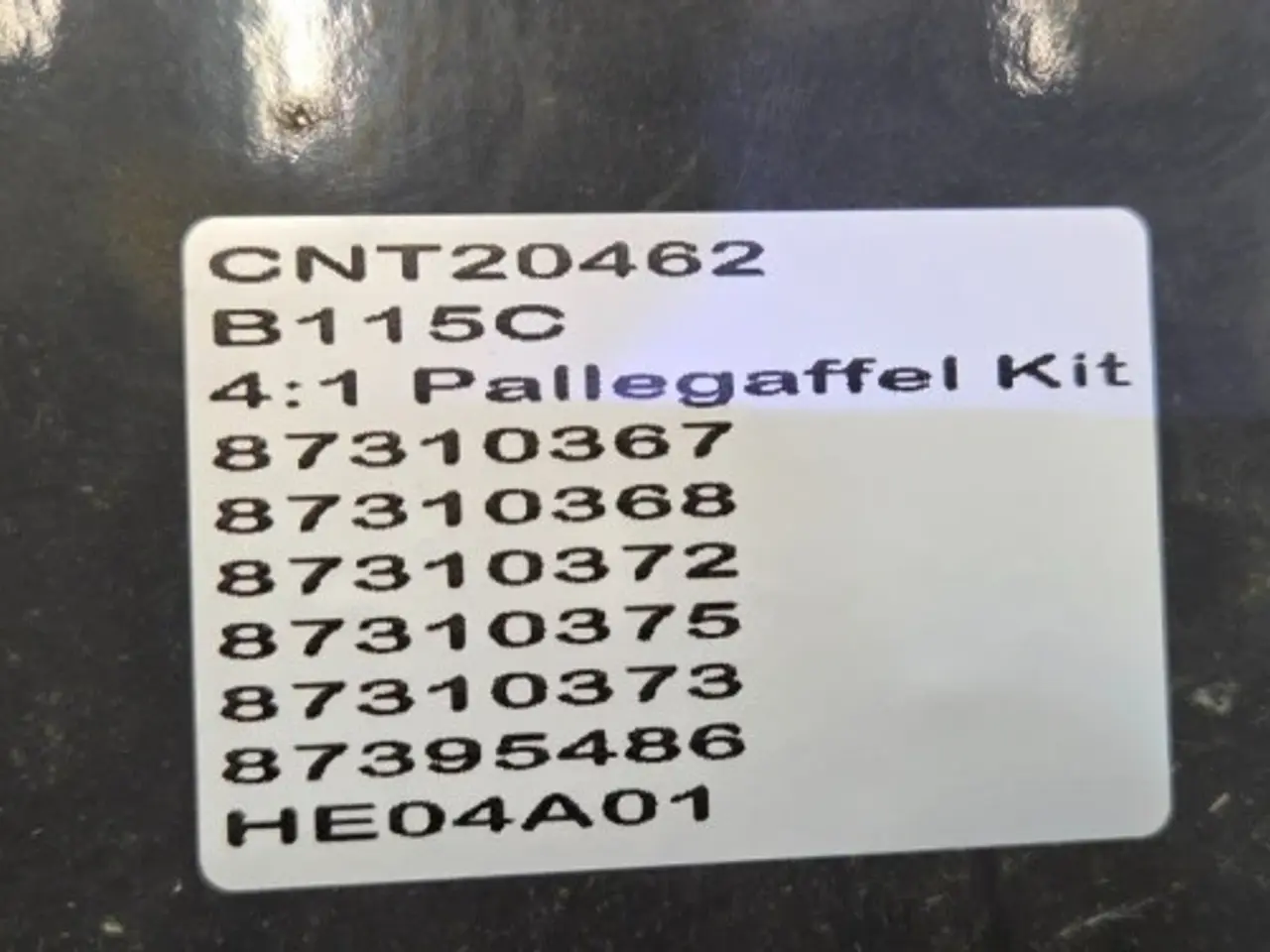 Billede 20 - New Holland B115C Pallegafler Kit 87310367
