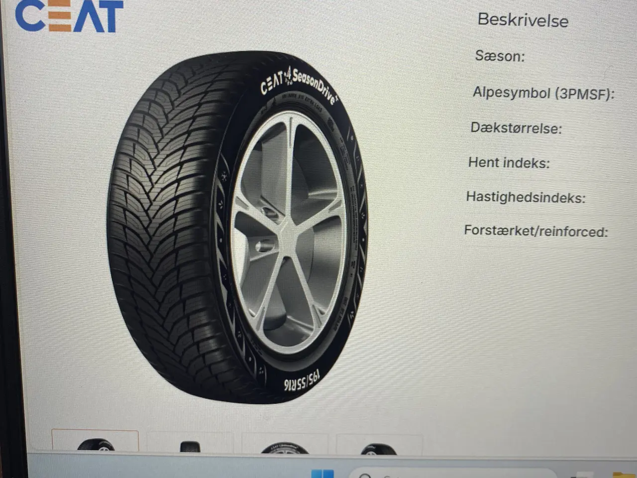 Billede 1 - Helt ny helårsdæk 4 stk kun 2600kr