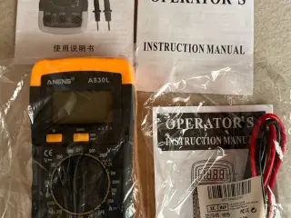 Multimeter tester m batteri