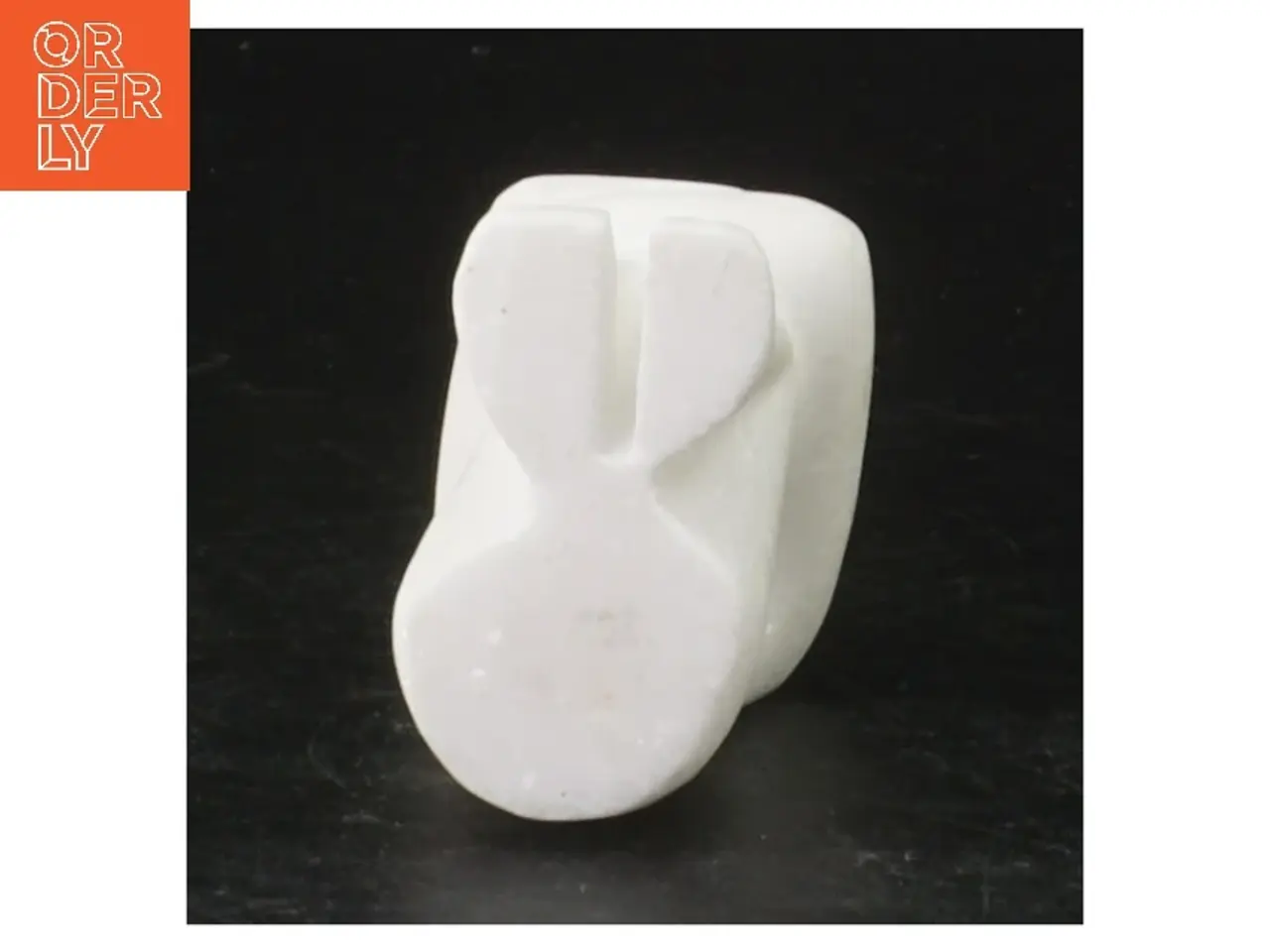 Billede 2 - Hvid stentøjsfigur (str. 7,5 cm)