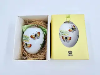 Royal Copenhagen Påskeæg Sommerfugl 2018. Sortering 1