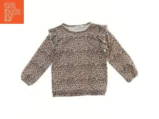 Langærmet leopardmønstret bluse fra Name It (str. 92)