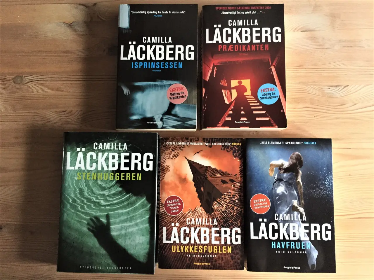 Billede 2 - TILBUD: Camilla Läckberg, 9 bøger, 50 kr. pr. stk.