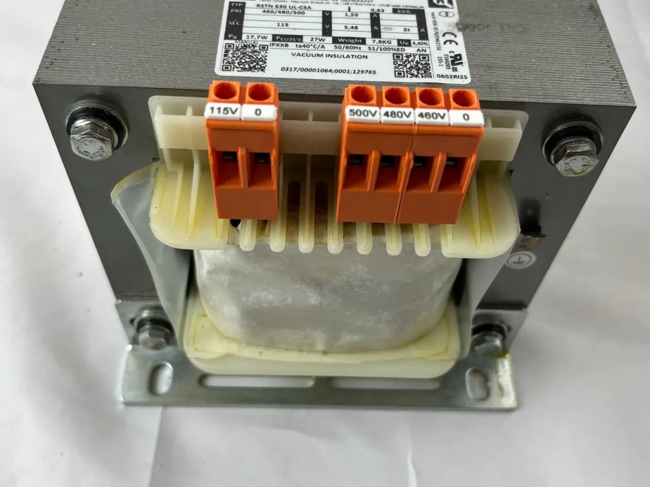 Billede 3 - Michael Riedel RSTN 630 UL‑CSA Transformer To 115V