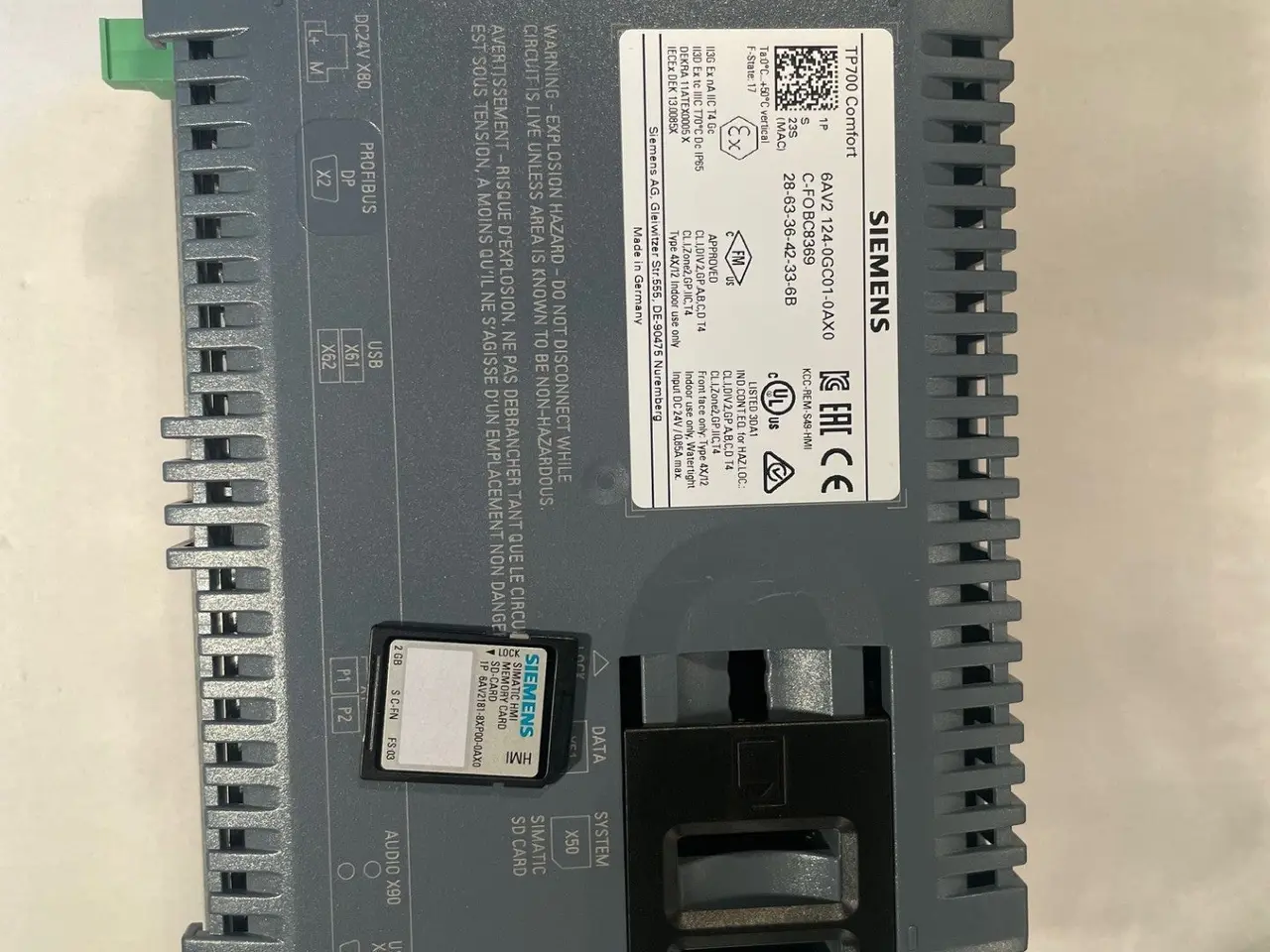 Billede 5 - Siemens SIMATIC HMI TP700 Comfort 7"