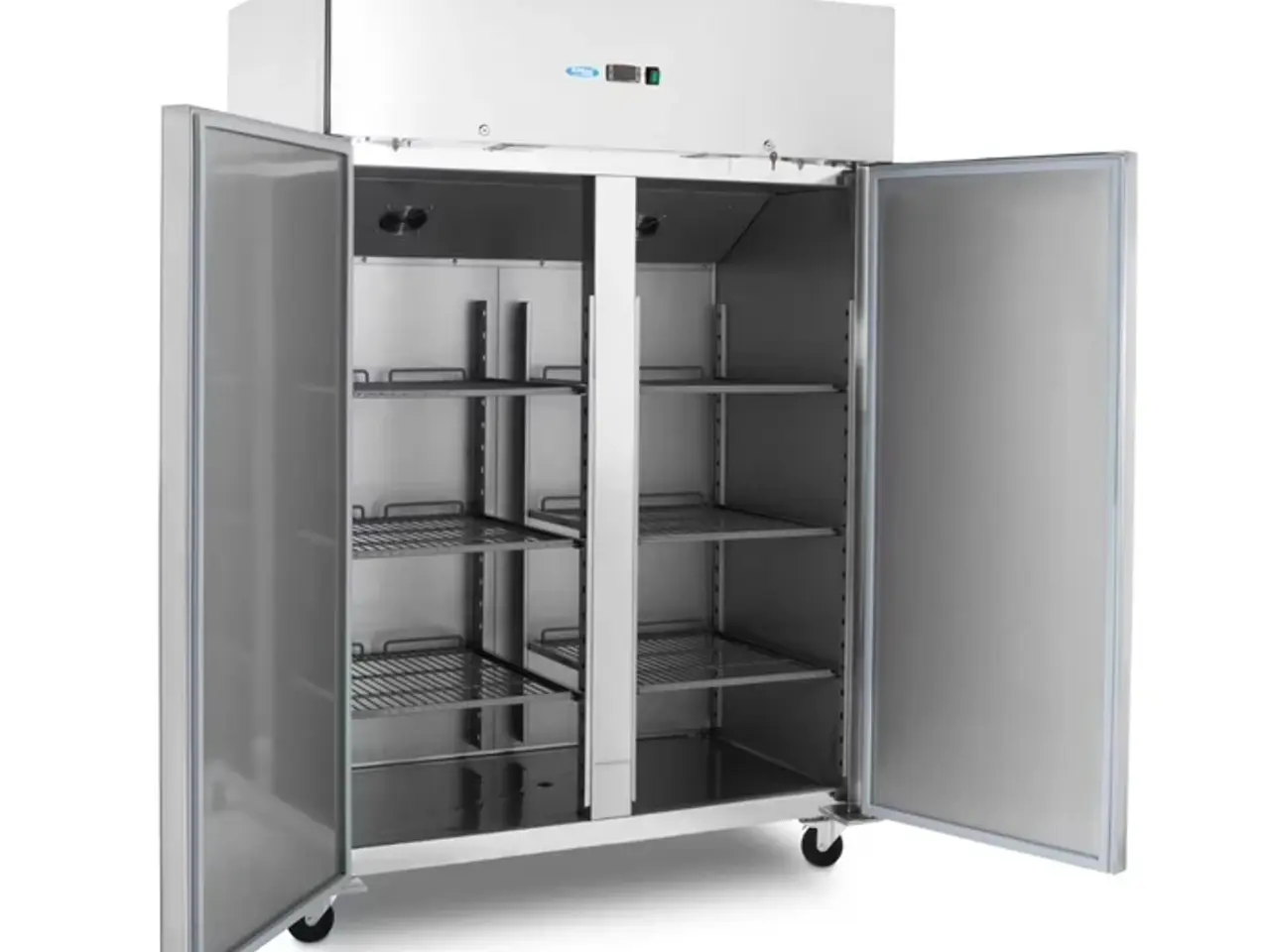 Billede 5 - Industrifryser 1400 Liter- 2 døre i rustfrit stål
