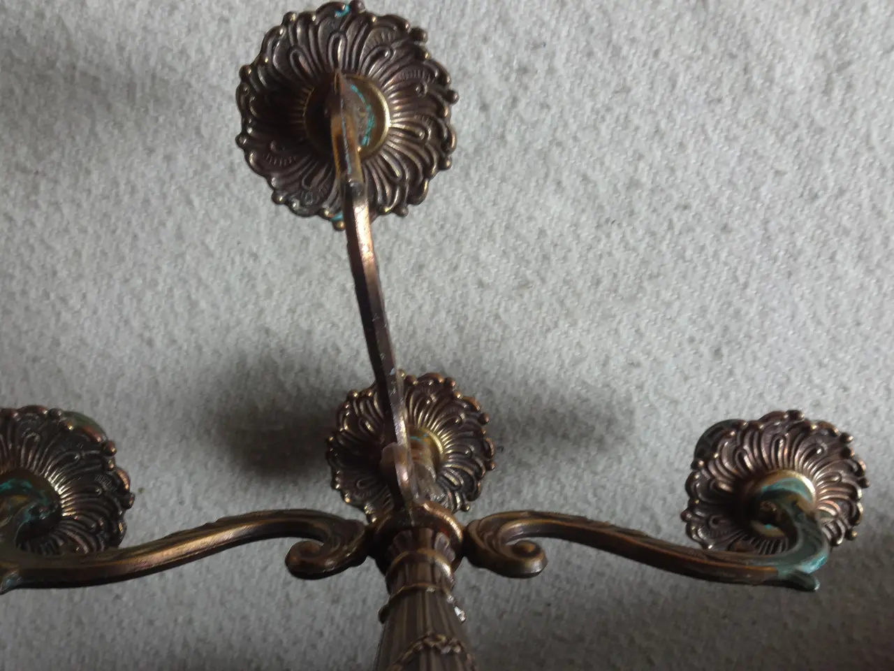 Billede 5 - Kandelaber/lysestage. Bronze.