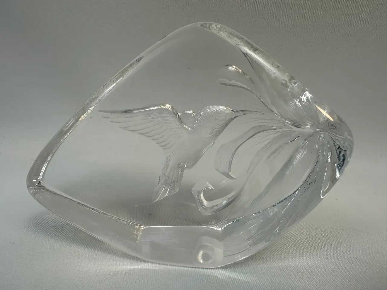 Billede 1 - Svensk kunstglas, Kolibri (Mats Jonasson)