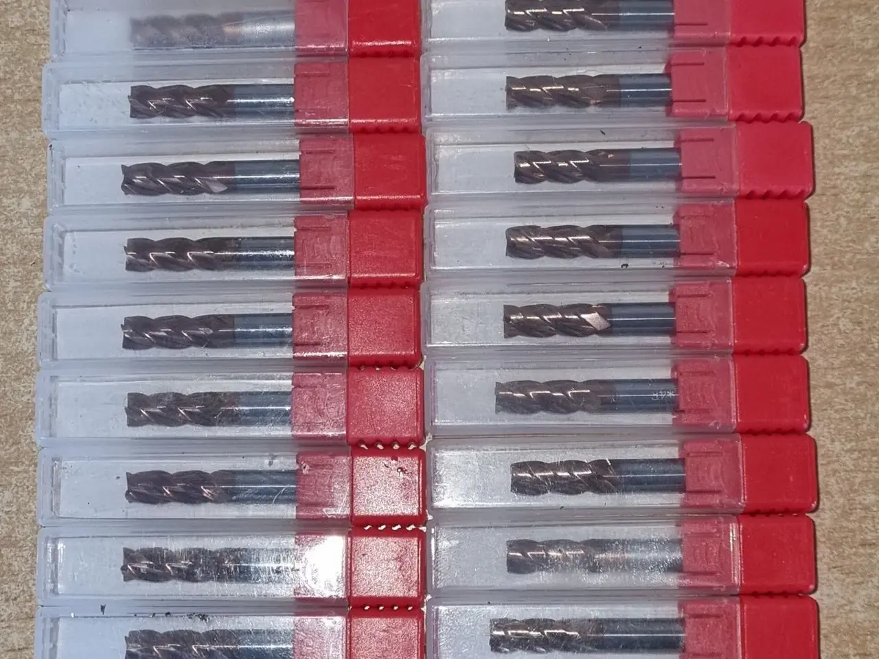 Billede 1 - 15 Stk Ø6x50xF4 HM Titanbelagt