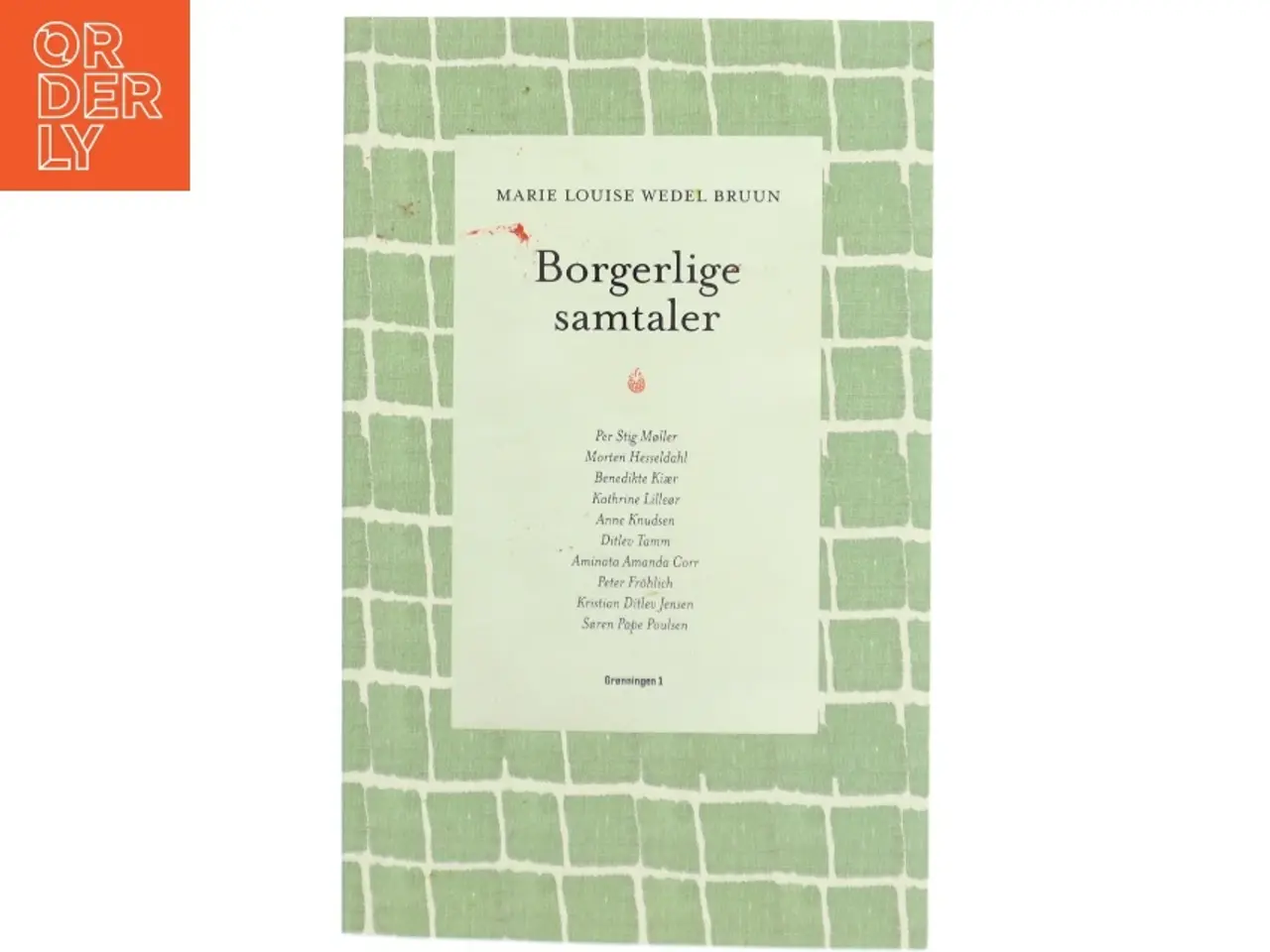 Billede 1 - Borgerlige samtaler af Marie Louise Wedel Bruun (Bog)