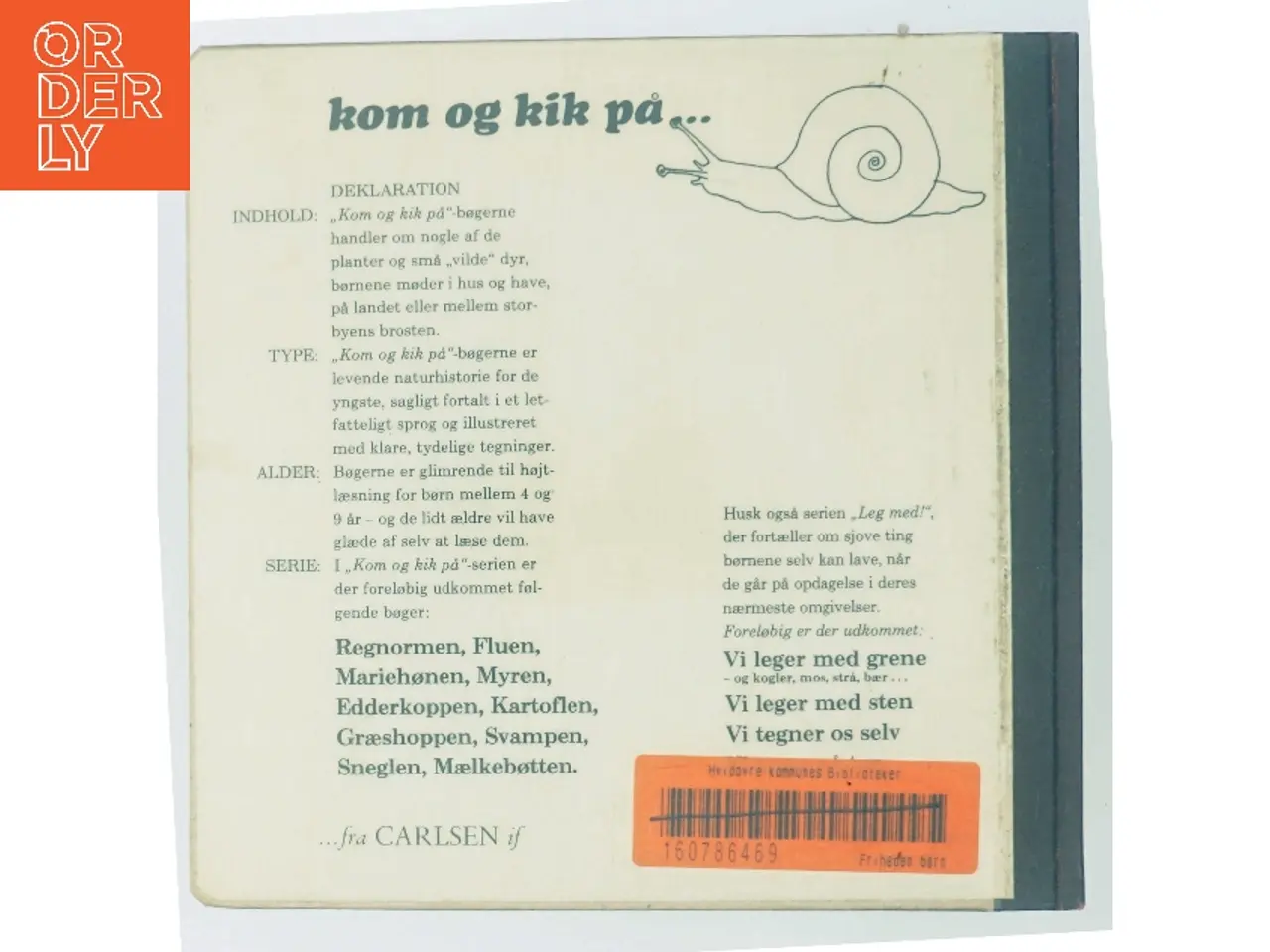 Billede 3 - Sneglen af Gunilla Ingves (Bog)