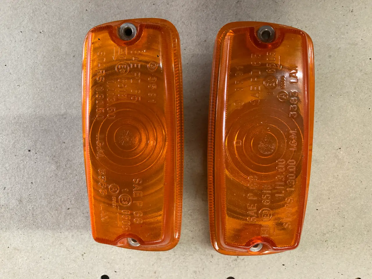 Billede 3 - Fiat 850 - 2 stk. nye Forreste blinklygter