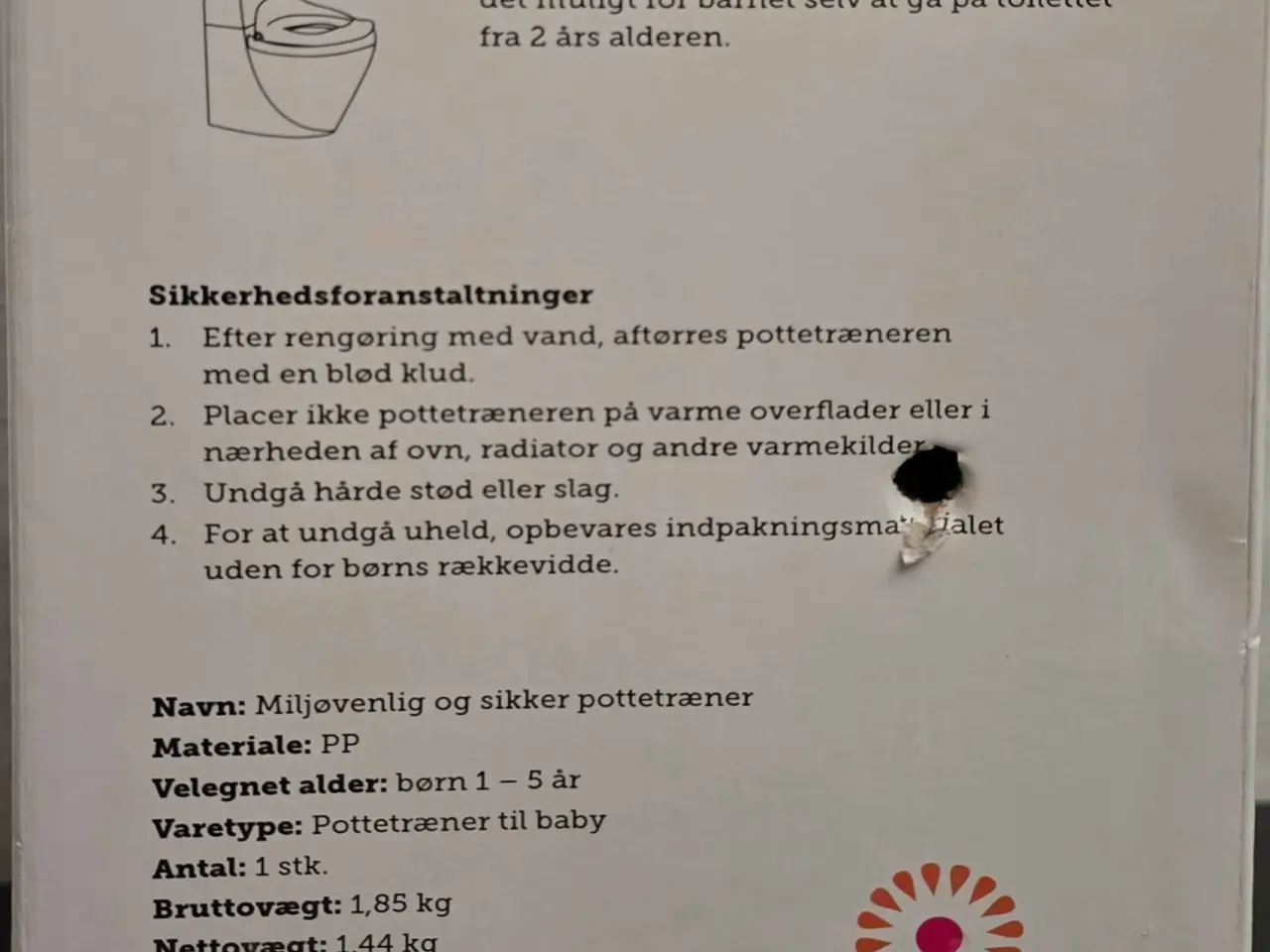 Billede 3 - Toilettræner. 3 i 1