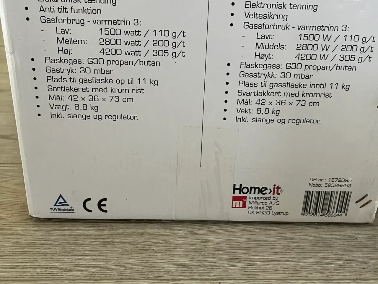 Billede 6 - Ny Home it gasovn 4,2 kw