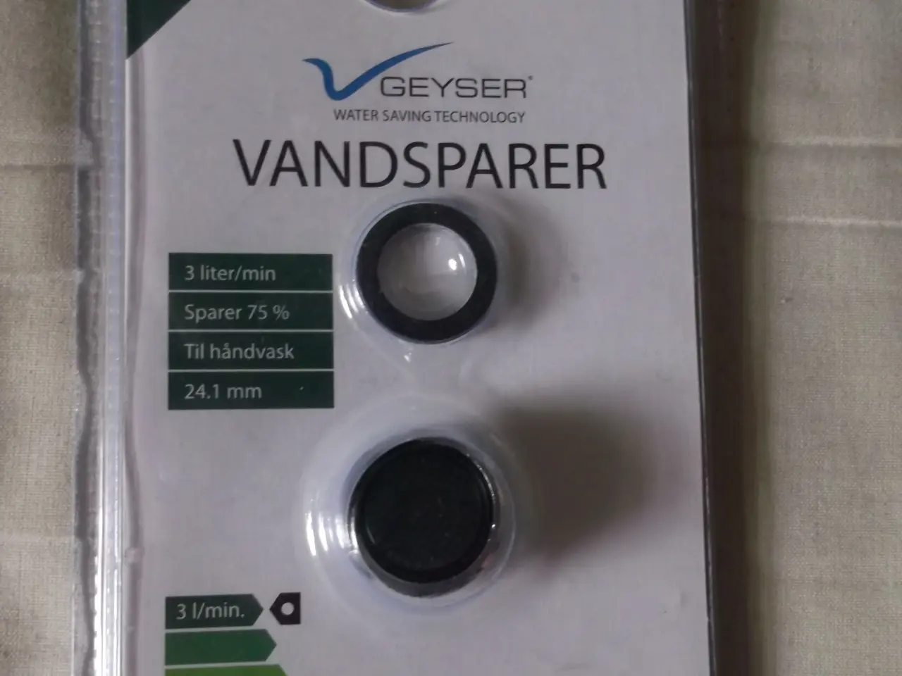 Billede 1 - Geyser vandspare Luftblander ø24,1mm 3l-min