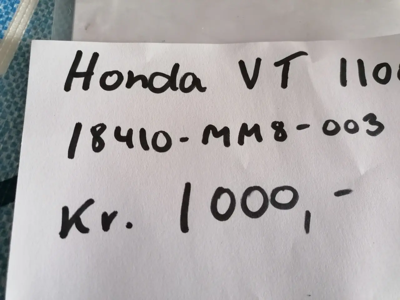 Billede 6 - Udstødning Honda VT 1100 ( se rabat 50%) 