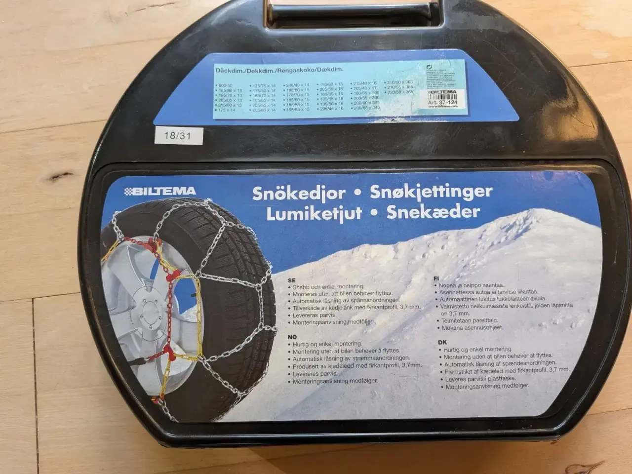 Billede 1 - Snekæder til standardhjul